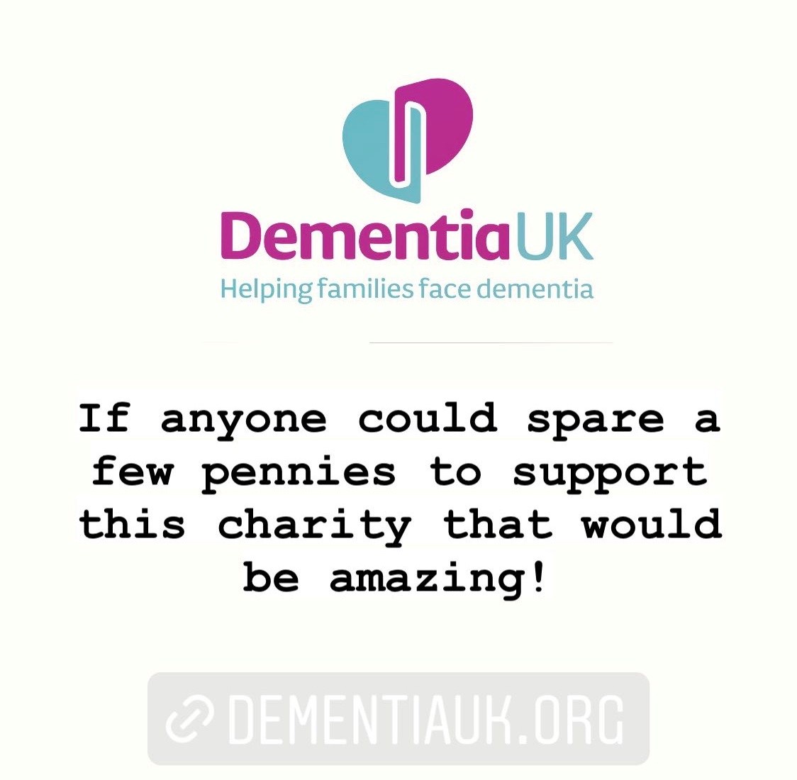 my dementia uk instagram story